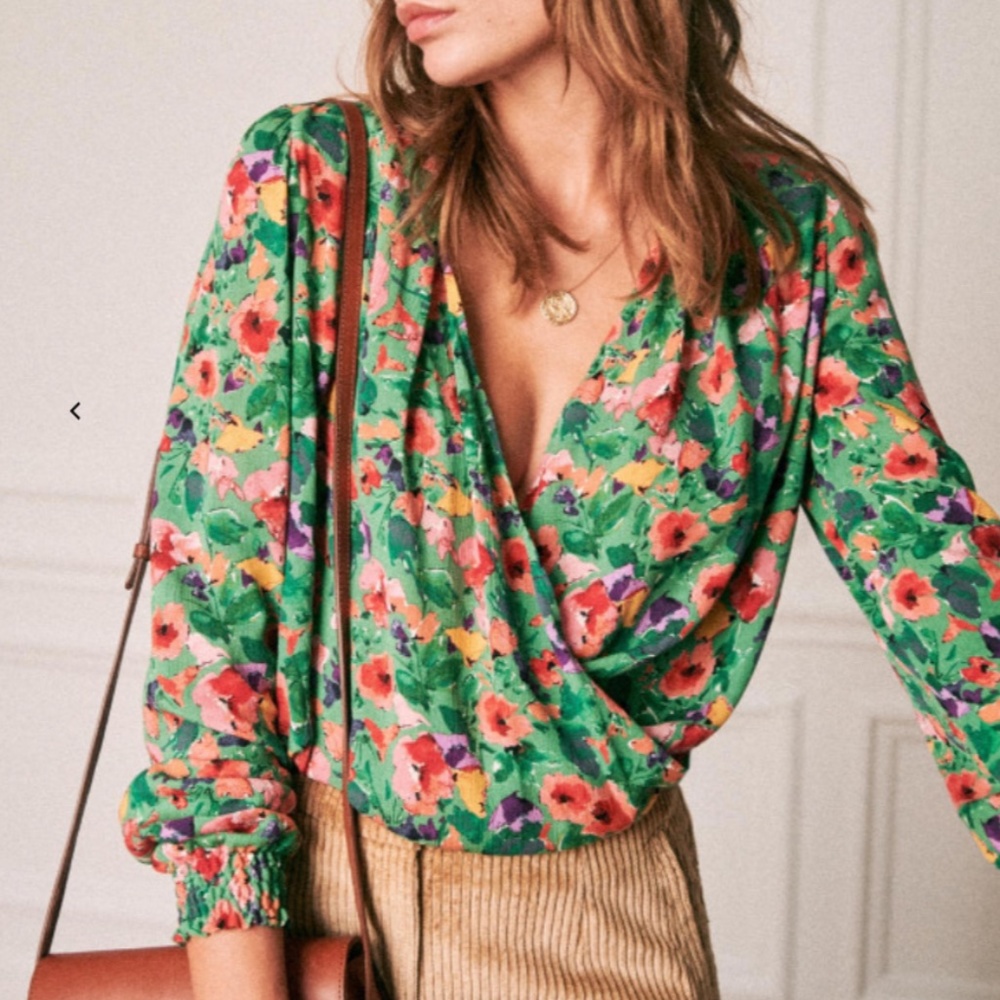 Sezane Abelia Blouse (Size FR 34 / US 2)